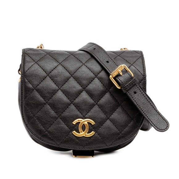 Pre-Loved Chanel Quilted Grained Calfskin Casual Trip Messenger - Picture 1 of 12